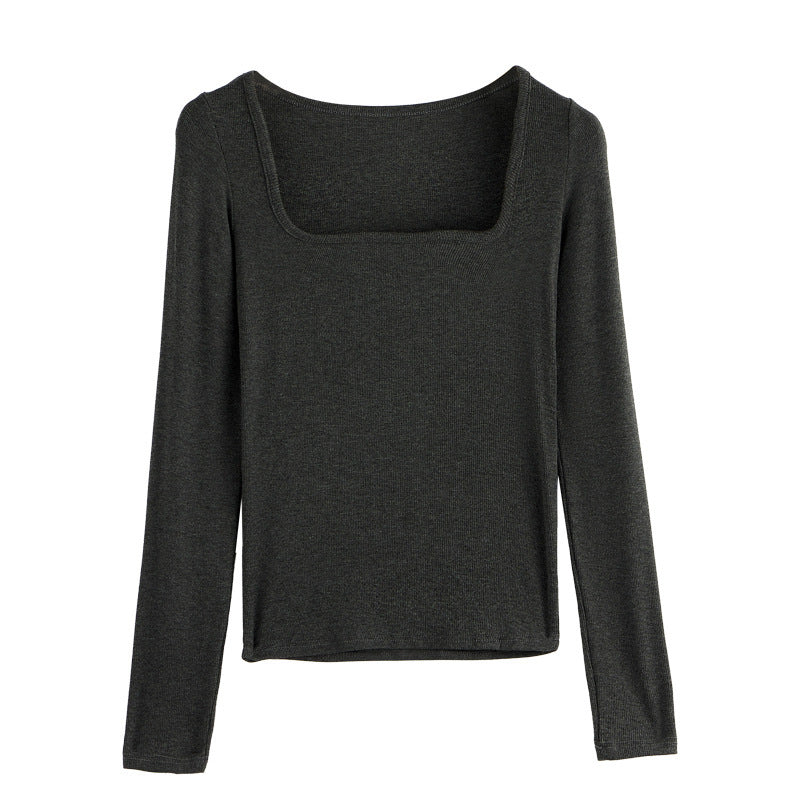 Top Long Sleeve Inner Wear Korean Slim Fit