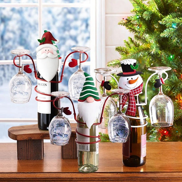 Christmas Snowman Red Wine Stick